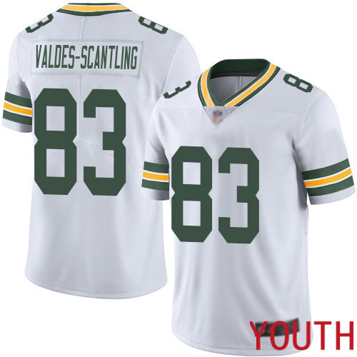 Green Bay Packers Limited White Youth 83 Valdes-Scantling Marquez Road Jersey Nike NFL Vapor Untouchable
